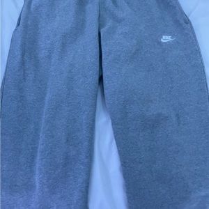 Grey nike sweatpants large
